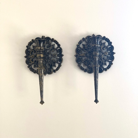 VTG Hollywood Regency HomeCo wall sconces - Picture 3 of 5